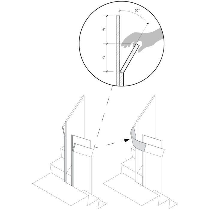 Envision space through models - A custom-milled railing transition.