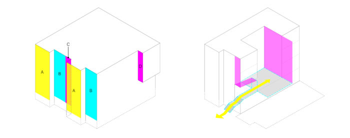 Massing and Material Diagrams